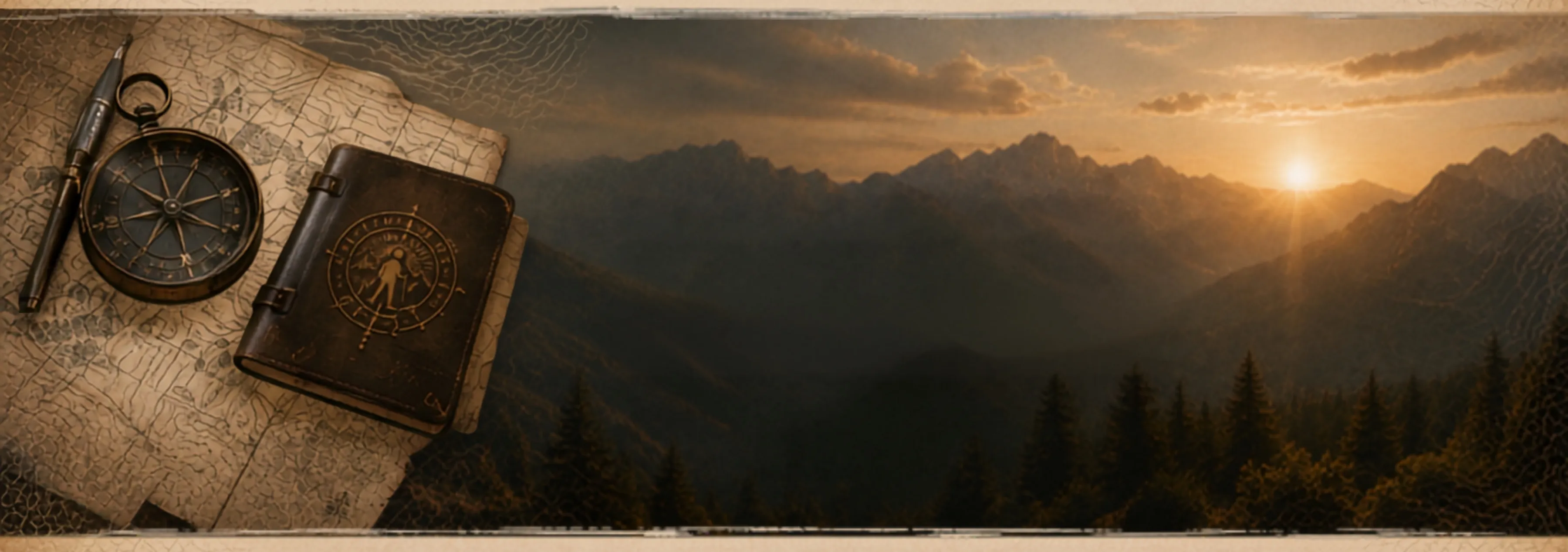 Mountain range at sunrise